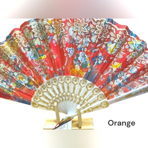 Shimmery Deluxe 9” Face fan + display stand * - Picture 11 of 15